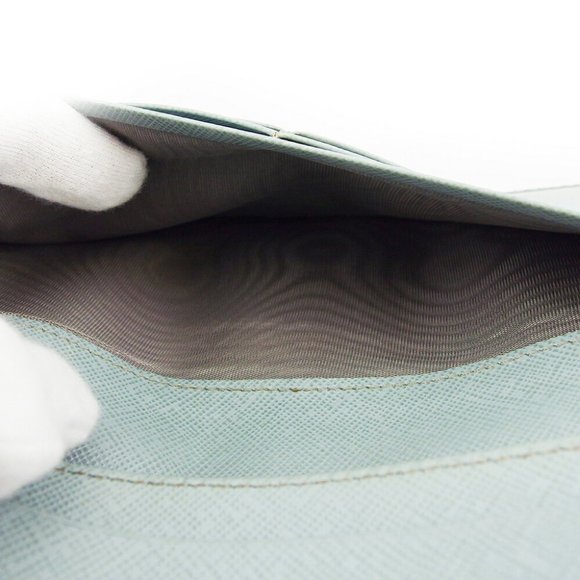 PRADA Purse Wallet ribbon Safi Arno leather Authentic uesd - Picture 3 of 8